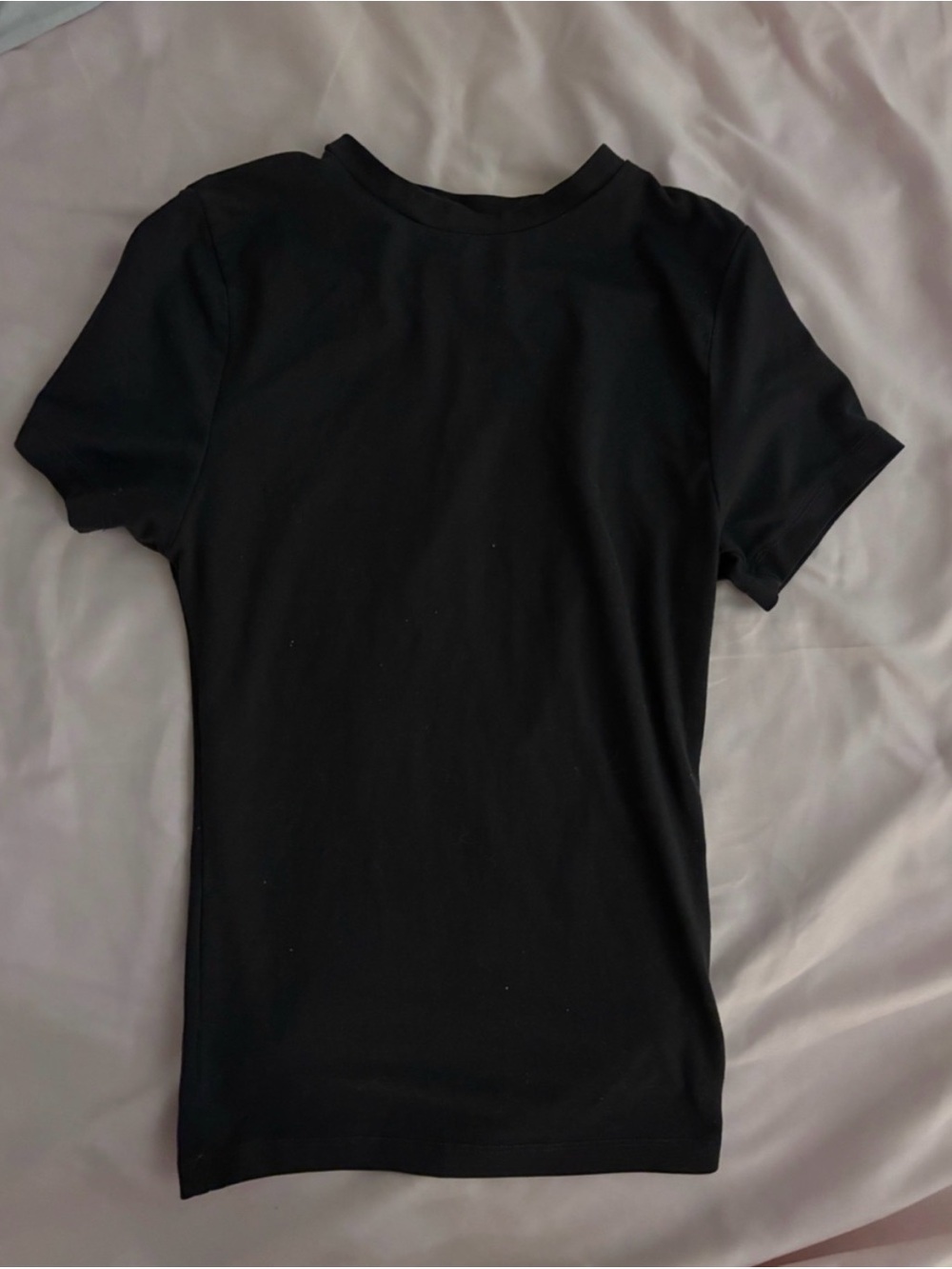 Garage Black Slim Fit Crew Tee